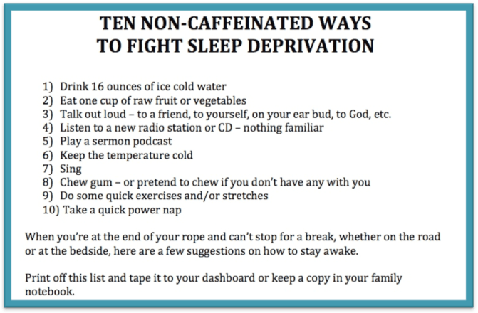 10 Ways to Fight Sleep Deprivation