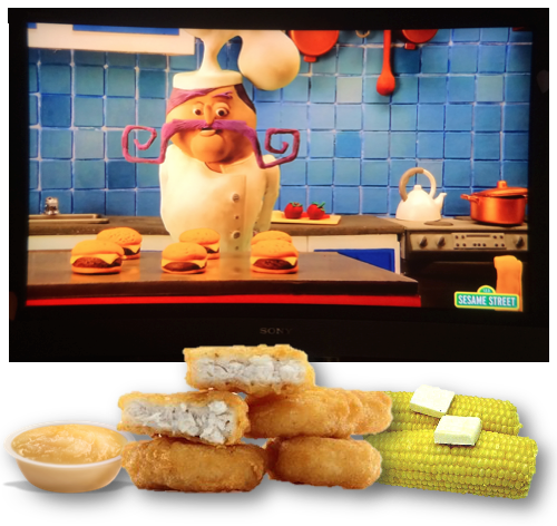 dinner in front of tv